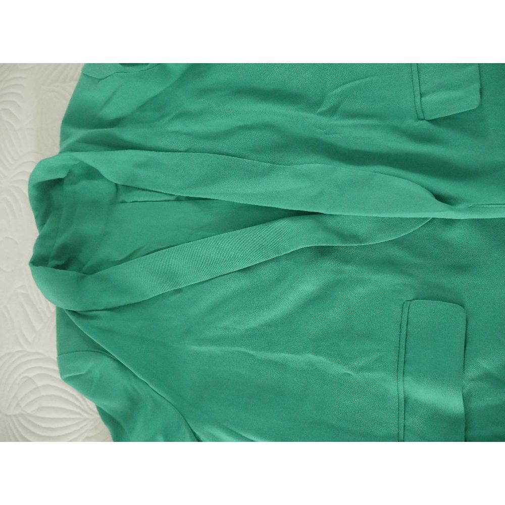 Z Avenue | Green Shawl Lapel Blazer XL - Picture 10 of 10